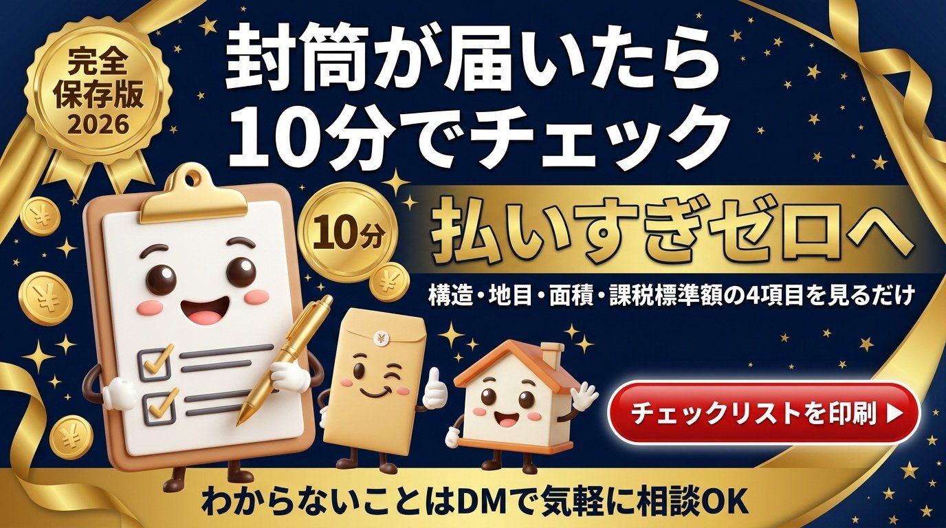 封筒が届いたら10分でチェック